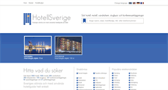 Desktop Screenshot of hotellsverige.se